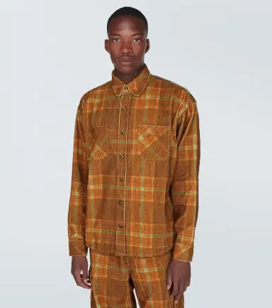 ERL Checked cotton corduroy shirt | Thumbnail 3