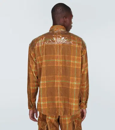 ERL Checked cotton corduroy shirt | Thumbnail 4