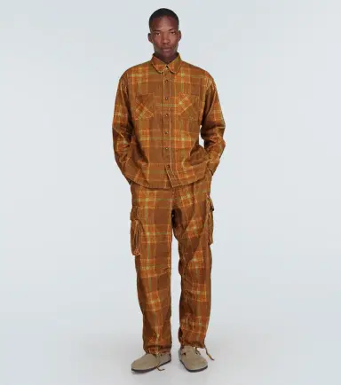 ERL Checked cotton corduroy shirt | Thumbnail 5