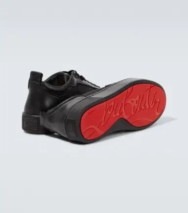 Christian Louboutin Happyrui leather-trimmed sneakers | Thumbnail 6