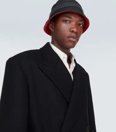 Christian Louboutin Bobino Spikes canvas bucket hat | Thumbnail 3 Christian Louboutin Bobino Spikes canvas bucket hat | Thumbnail 3