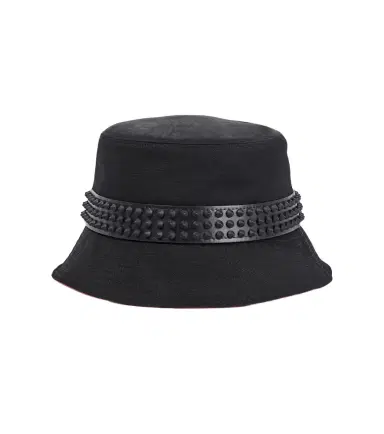 Christian Louboutin Bobino Spikes canvas bucket hat | Thumbnail 1 Christian Louboutin Bobino Spikes canvas bucket hat | Thumbnail 1