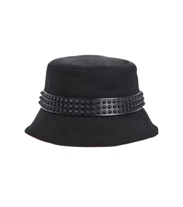 Christian Louboutin Bobino Spikes canvas bucket hat