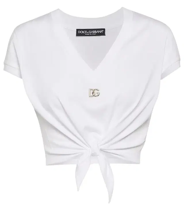 Dolce & Gabbana DG knot cotton jersey T-shirt