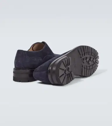 Manolo Blahnik Norton suede brogues | Thumbnail 2 Manolo Blahnik Norton suede brogues | Thumbnail 2