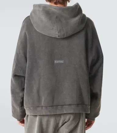 Acne Studios Faded cotton hoodie | Thumbnail 2