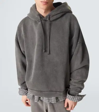 Acne Studios Faded cotton hoodie | Thumbnail 3