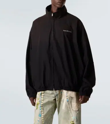 Acne Studios Logo cotton poplin jacket | Thumbnail 4