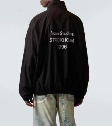 Acne Studios Logo cotton poplin jacket | Thumbnail 5