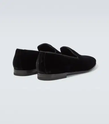 Manolo Blahnik Mario velvet loafers | Thumbnail 4