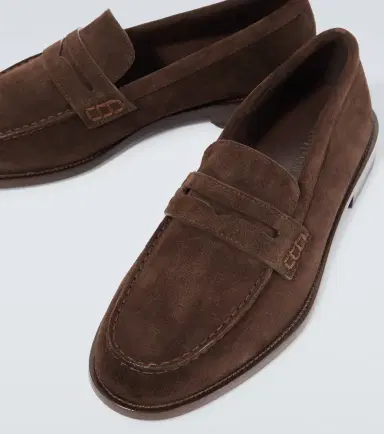 Manolo Blahnik Perry suede penny loafers | Thumbnail 3 Manolo Blahnik Perry suede penny loafers | Thumbnail 3