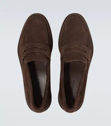 Manolo Blahnik Perry suede penny loafers | Thumbnail 4 Manolo Blahnik Perry suede penny loafers | Thumbnail 4