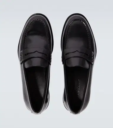 Manolo Blahnik Perry leather penny loafers | Thumbnail 3
