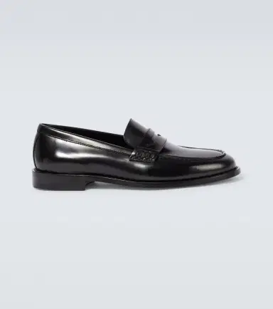 Manolo Blahnik Perry leather penny loafers | Thumbnail 5