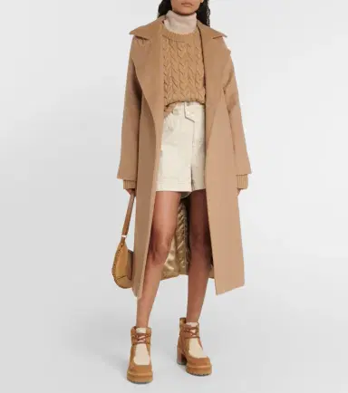 See By Chloé See By Chloé Shearling-trimmed suede ankle boots | Thumbnail 5