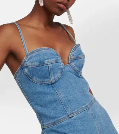 Magda Butrym Bustier denim jumpsuit | Thumbnail 5