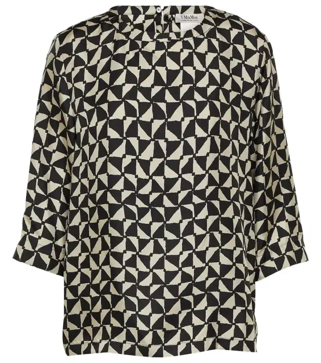 'S Max Mara Relais silk blouse