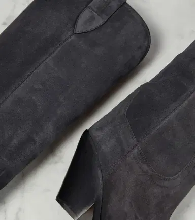 Isabel Marant Lomero suede knee-high boots | Thumbnail 4