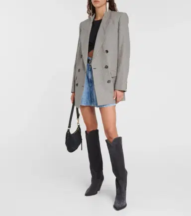 Isabel Marant Lomero suede knee-high boots | Thumbnail 5