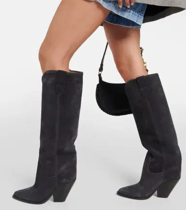 Isabel Marant Lomero suede knee-high boots | Thumbnail 6