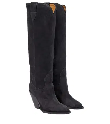 Isabel Marant Lomero suede knee-high boots | Thumbnail 1
