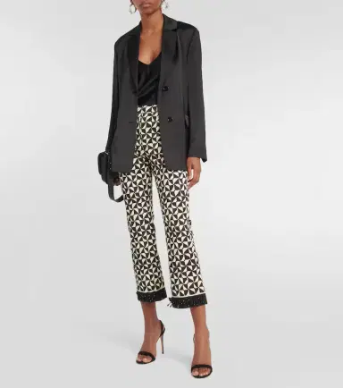 'S Max Mara Nereo printed cropped pants | Thumbnail 4 'S Max Mara Nereo printed cropped pants | Thumbnail 4