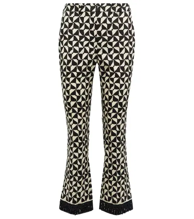 'S Max Mara Nereo printed cropped pants