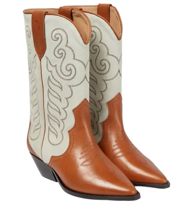 Isabel Marant Duerto embroidered leather boots