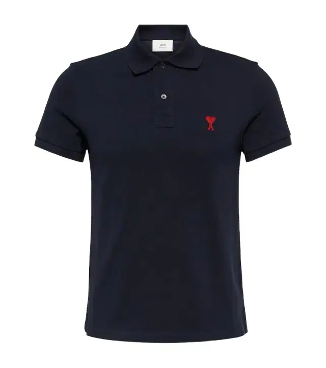 Ami Paris Ami De Caur cotton piqué polo shirt