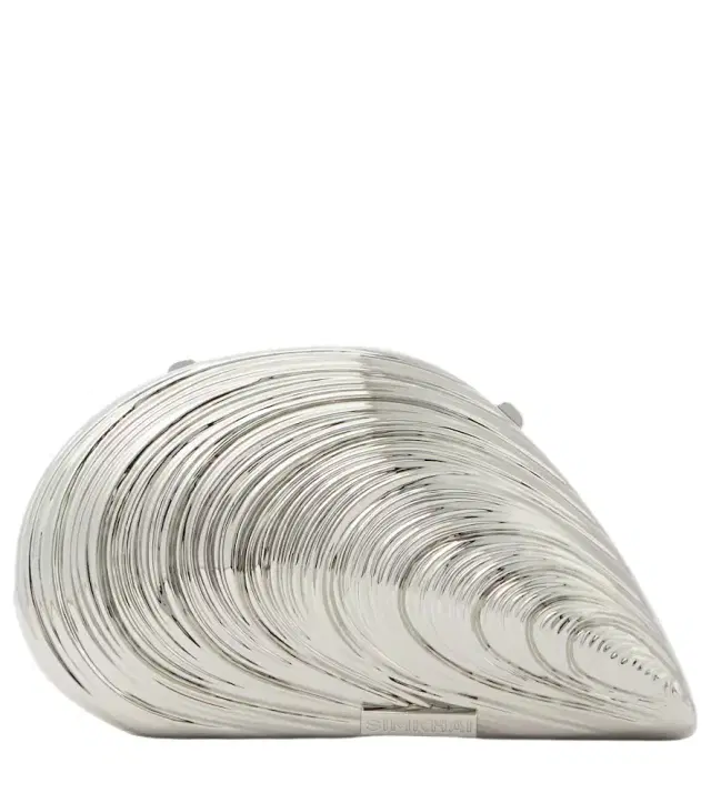 Simkhai Bridget shell clutch