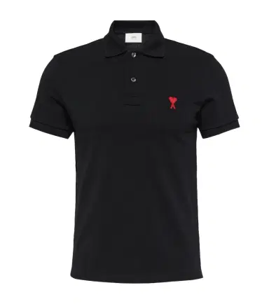 Ami Paris Ami De Caur cotton piqué polo shirt | Thumbnail 1