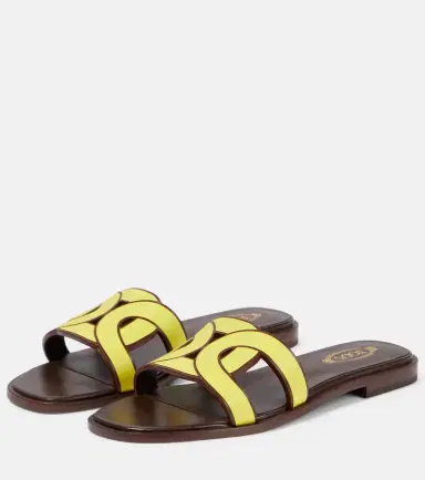 Tod's Leather slides | Thumbnail 5 Tod's Leather slides | Thumbnail 5