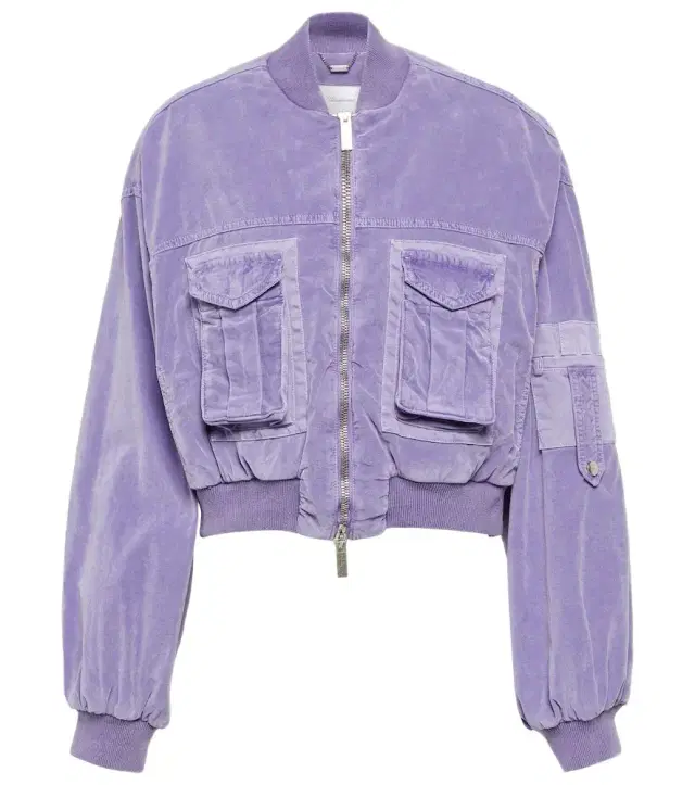 Blumarine Velvet bomber jacket