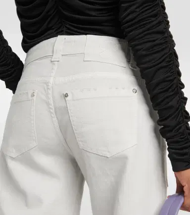BLUMARINE Low-rise denim cargo pants | Thumbnail 3
