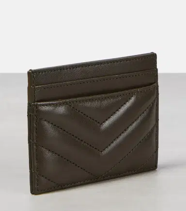 Saint Laurent Cassandre matelassé leather card holder | Thumbnail 2