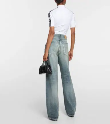 Balenciaga Mid-rise wide-leg jeans | Thumbnail 2