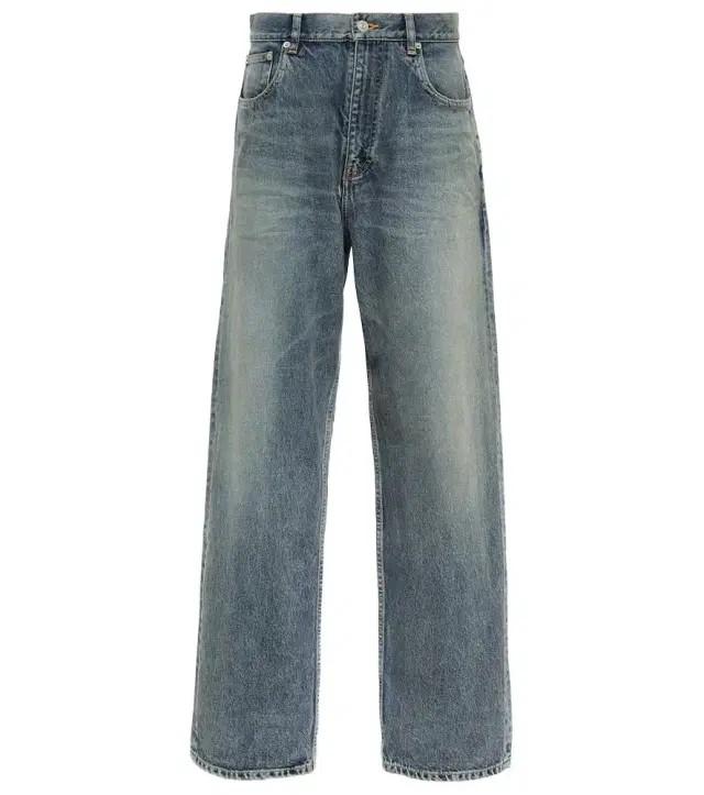 Mid-rise wide-leg jeans