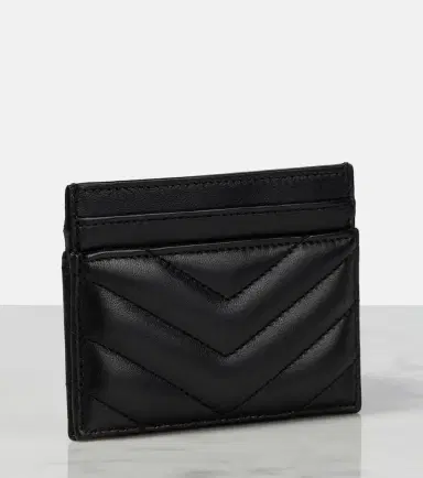 Saint Laurent Cassandre matelassé leather card holder | Thumbnail 4