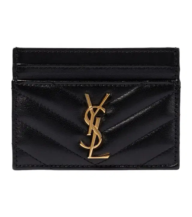 Saint Laurent Cassandre matelassé leather card holder