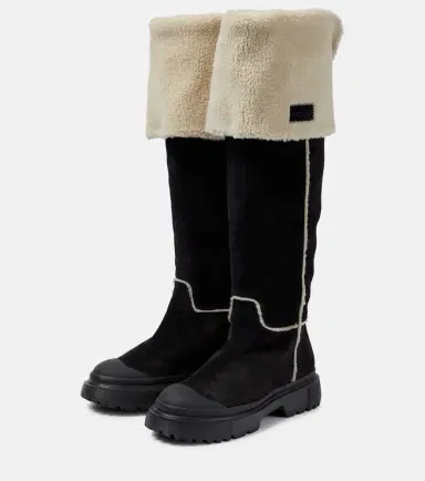 Hogan H619 suede knee-high boots | Thumbnail 2