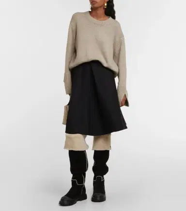 Hogan H619 suede knee-high boots | Thumbnail 5