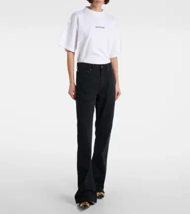 Balenciaga Mid-rise bootcut jeans | Thumbnail 7 Balenciaga Mid-rise bootcut jeans | Thumbnail 7