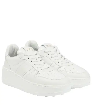 Tod's Leather platform sneakers | Thumbnail 1