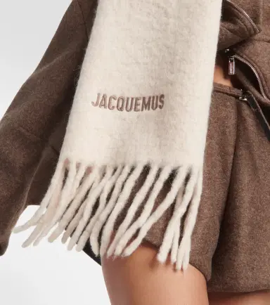 Jacquemus L'écharpe Moisson alpaca-blend scarf | Thumbnail 5