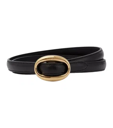 Saint Laurent Slim leather belt | Thumbnail 1