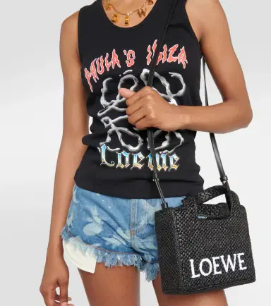 Loewe Paula's Ibiza Mini raffia top-handle bag | Thumbnail 6