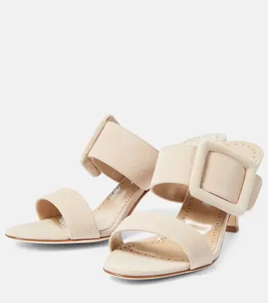 Manolo Blahnik Gable suede sandals | Thumbnail 2 Manolo Blahnik Gable suede sandals | Thumbnail 2