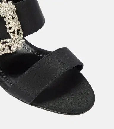 Manolo Blahnik Gable embellished satin sandals | Thumbnail 2 Manolo Blahnik Gable embellished satin sandals | Thumbnail 2