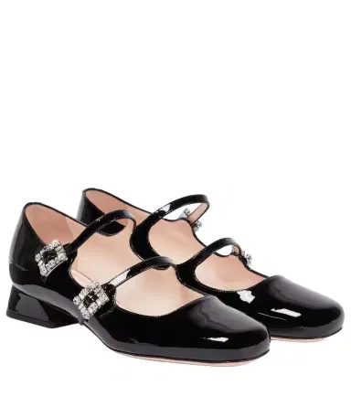 Roger Vivier Mini Très Vivier patent leather Mary Jane pumps | Thumbnail 1