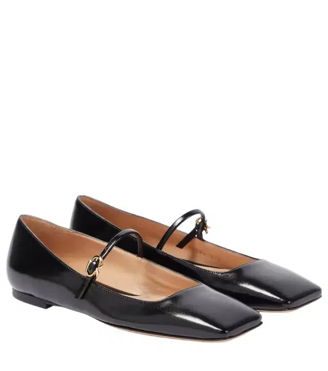 Gianvito Rossi Christina patent leather ballet flats